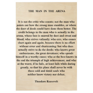 The Guy In just The Arena Posters Prints Zazzle British isles image regarding The Man in the Arena Printable named The Guy Inside of The Arena Posters Prints Zazzle United kingdom